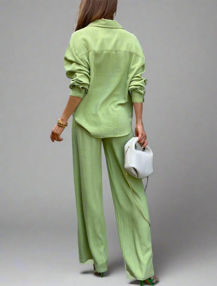 MATCHA MAMA LINEN SET