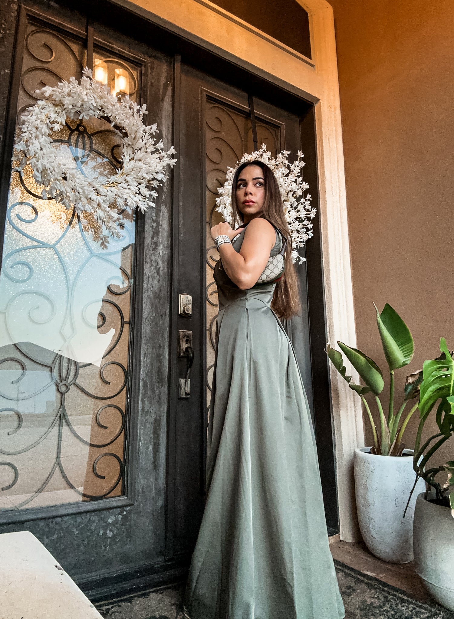 OLIVA MAXI DRESS S OLIVA MAXI DRESS S